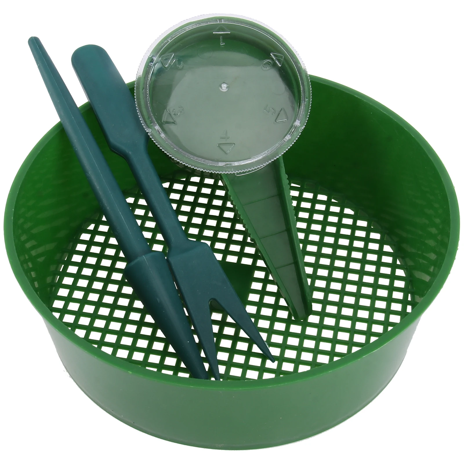 

1Set Efficient Garden Sowing Tool Ergonomic Seedling Dibber Practical Plant Transplanter