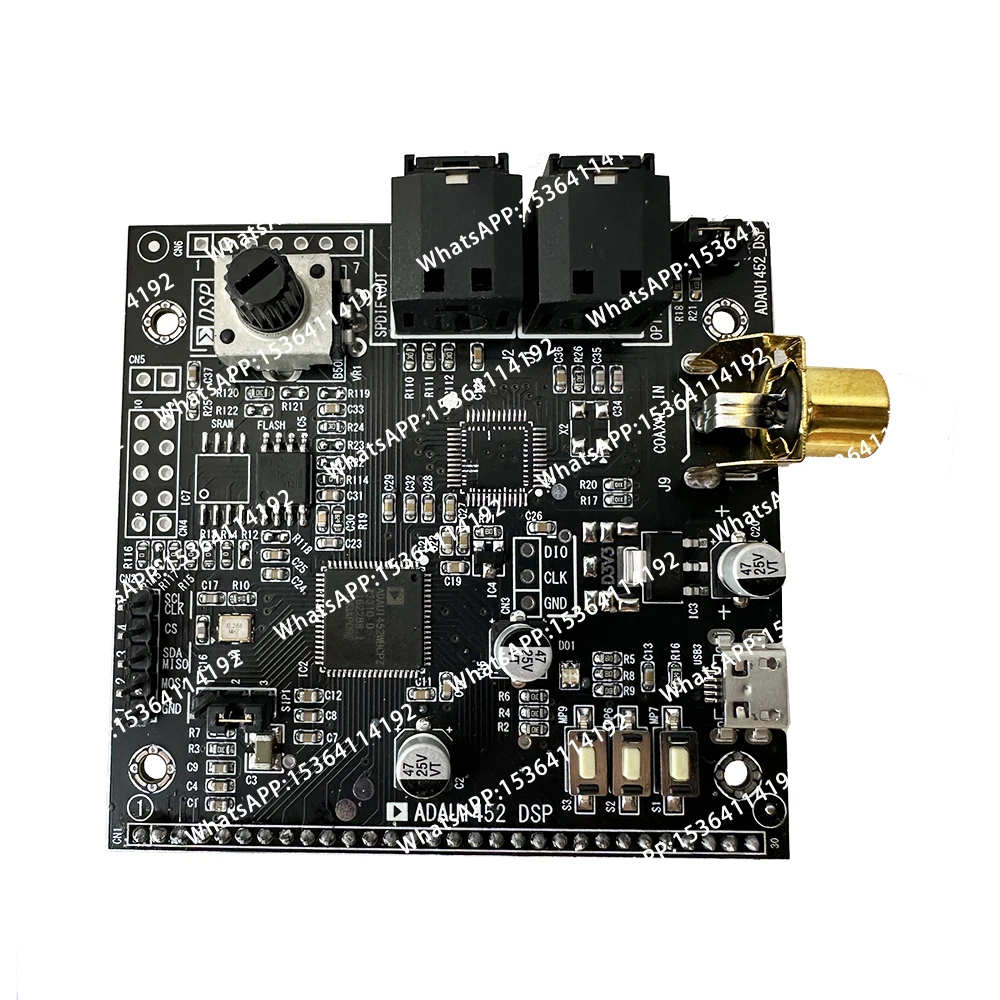 ADAU1452-DSP Electronic Frequency Division +AD1938-CODEC /CS42448 Decoding Board 6 IN 8 OUT 192K