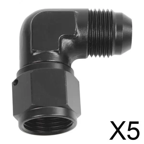 

Black Helical Hose Braided Oil Fuel Line Swivel Push-on End Fitting Aluminum Alloy Adapter for Automotive Fluid Transfer