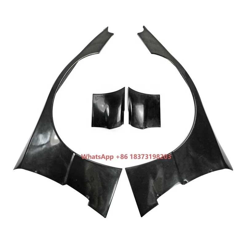 

Автомобильные детали из оптоволокна для NISSAN Skyline R32 GTR RB, стекловолокно, переднее крыло + удлинитель (4 шт.)