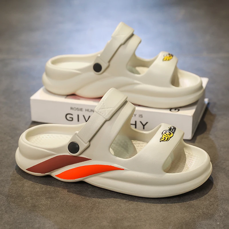 

2026 New Fashion Men's Women Slippers Beach Men Sandals Thick Soled EVA Home Slipper Non-slip Indoor Bathroom Platform Sandals