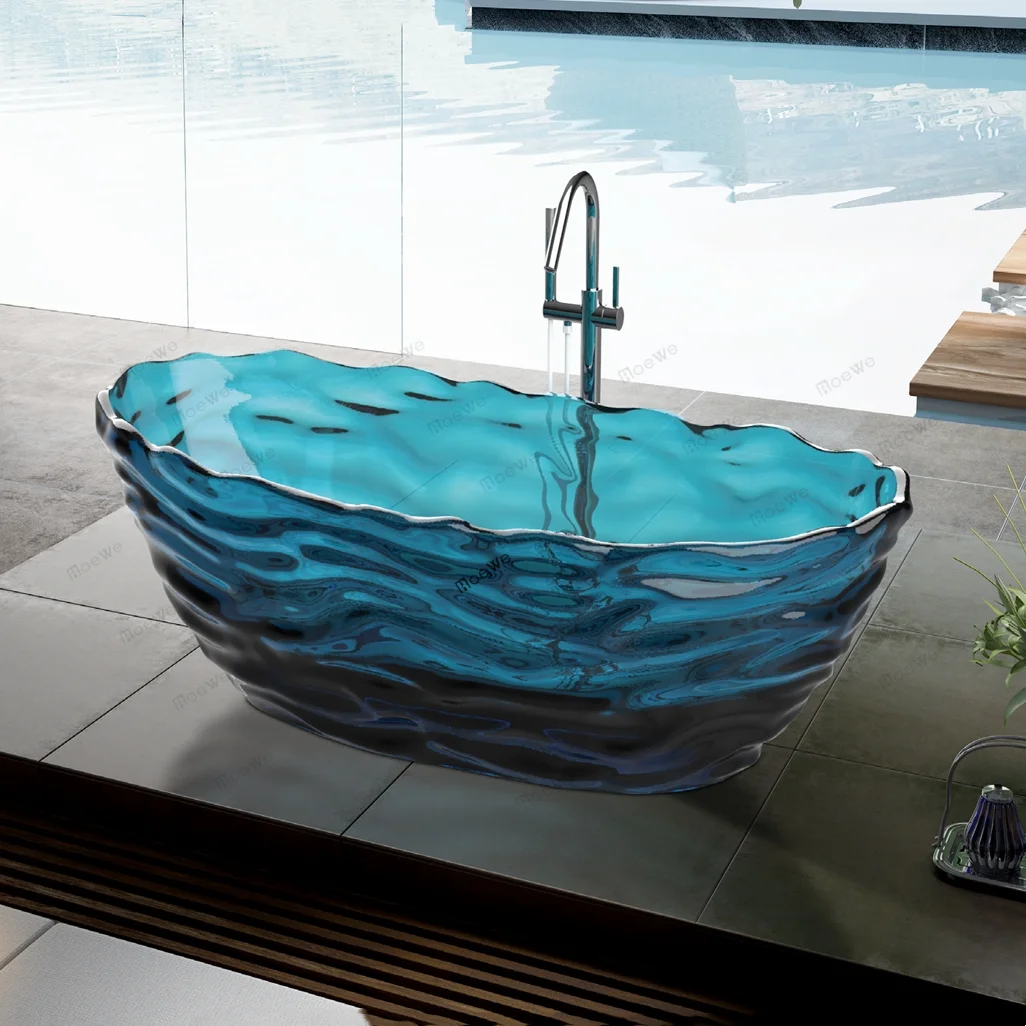 New Trend Bathroom Bathtub Freestanding Soaking Bathtub Vrijstaand Bad Hot Sale Stand Alone Bathtub