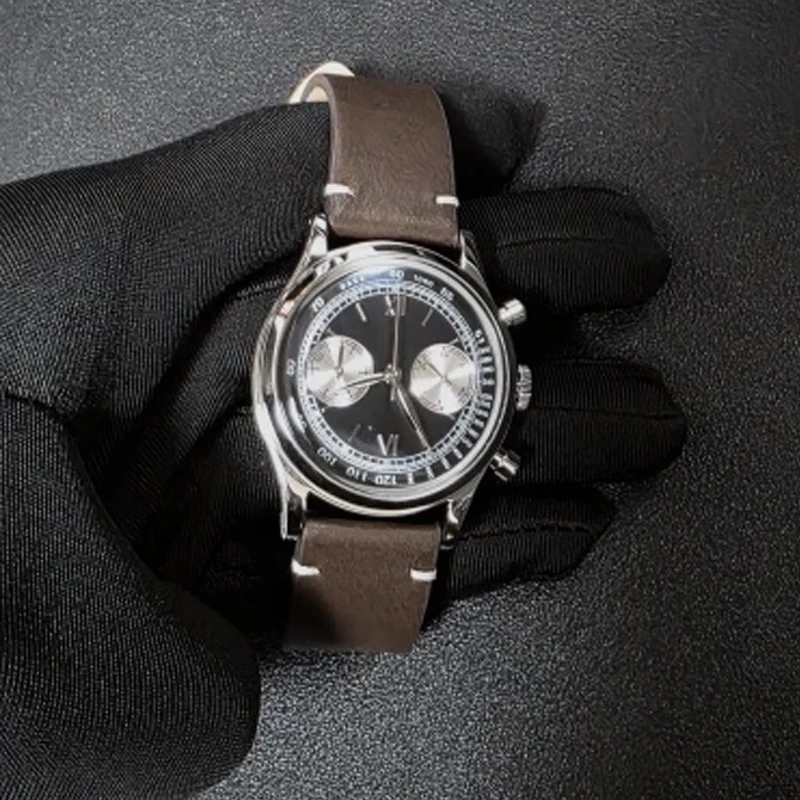 

ADDIESDIVE 38mm Men's Quartz Watch Waterproof Chronograph Watches Bubble Mirror Glass VK64 Wristwatches AD2037 Relogio Masculino