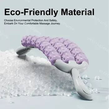 手持按摩輪棒 手動按摩工具 肌肉滾輪棒 舒適健身瑜珈按摩棒 戶外背部按摩器 10 最佳銷售 背部按摩工具 - №10