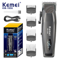 KEMEI Cordless Hair Trimmer for Men Professional Barber Clippers for Hair Cutting Kit Waterproof  Electric Mens Hair Clippers