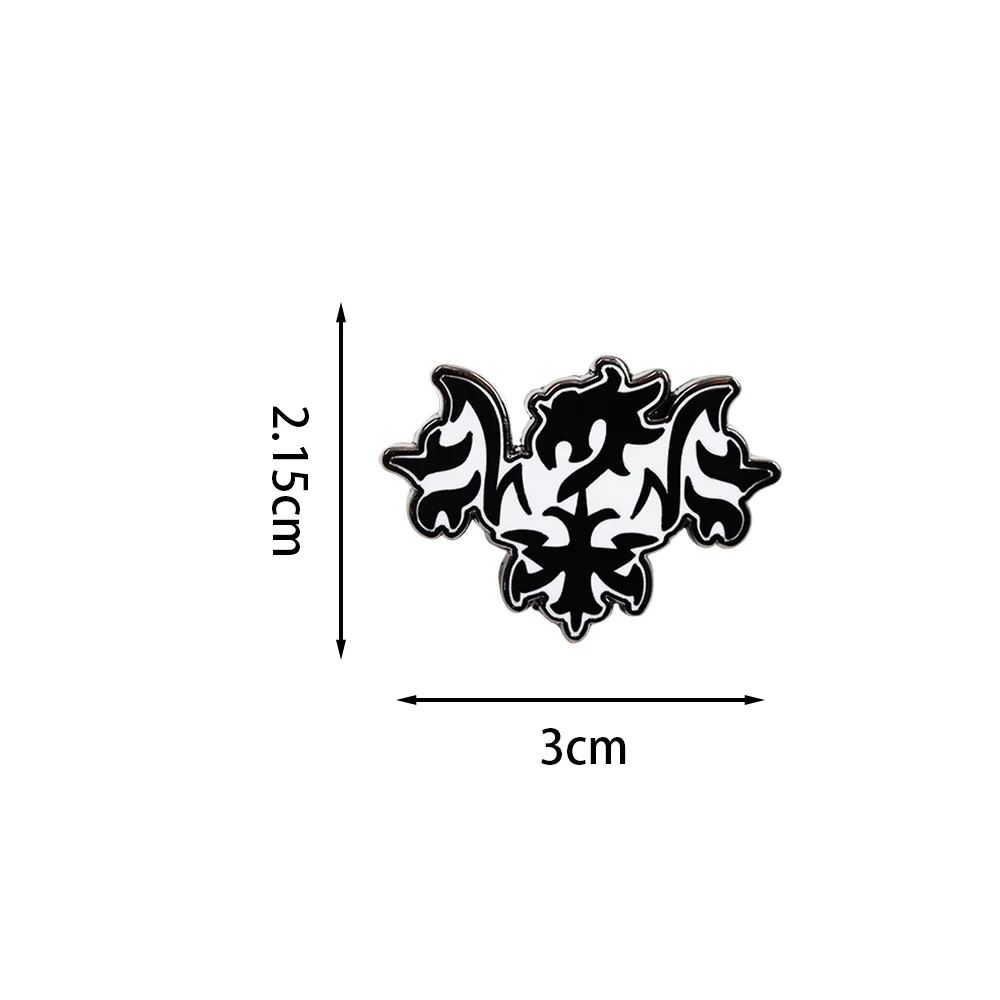 Cartoon-Kreativ-Spiel-Peripherie-Metall-Pin, Fate/Grand Order Charakter-Logo-Abzeichen, modischer Kragen-Schmuck, Brosche, Dekoration, Geschenk – Detail 2