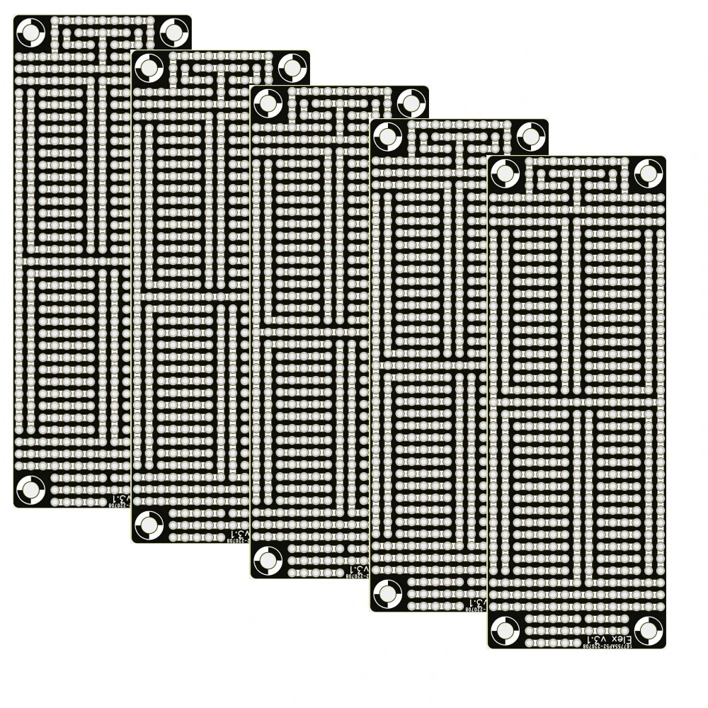 5 sztuk 104x38mm płytka drukowana płytki drukowane płytki lutownicze płytka prototypowa płytka drukowana dla Arduino projekt DIY