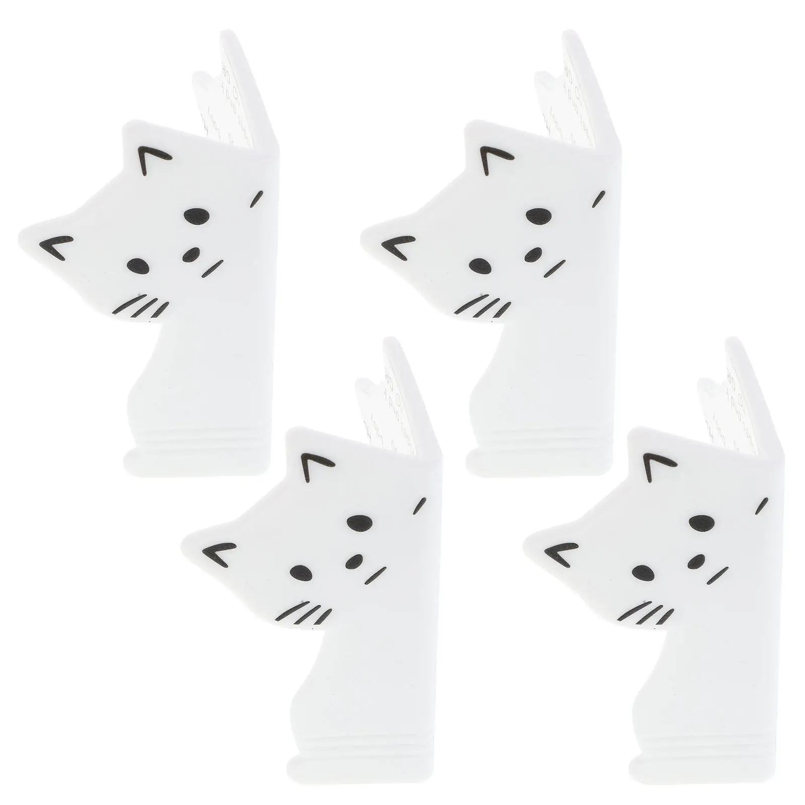 

4Pcs Furniture Corner Protectors Silicone Cat Corner Guard Flexible Edge Protectors for Kids Pets Baseboard Wall Safety Baby
