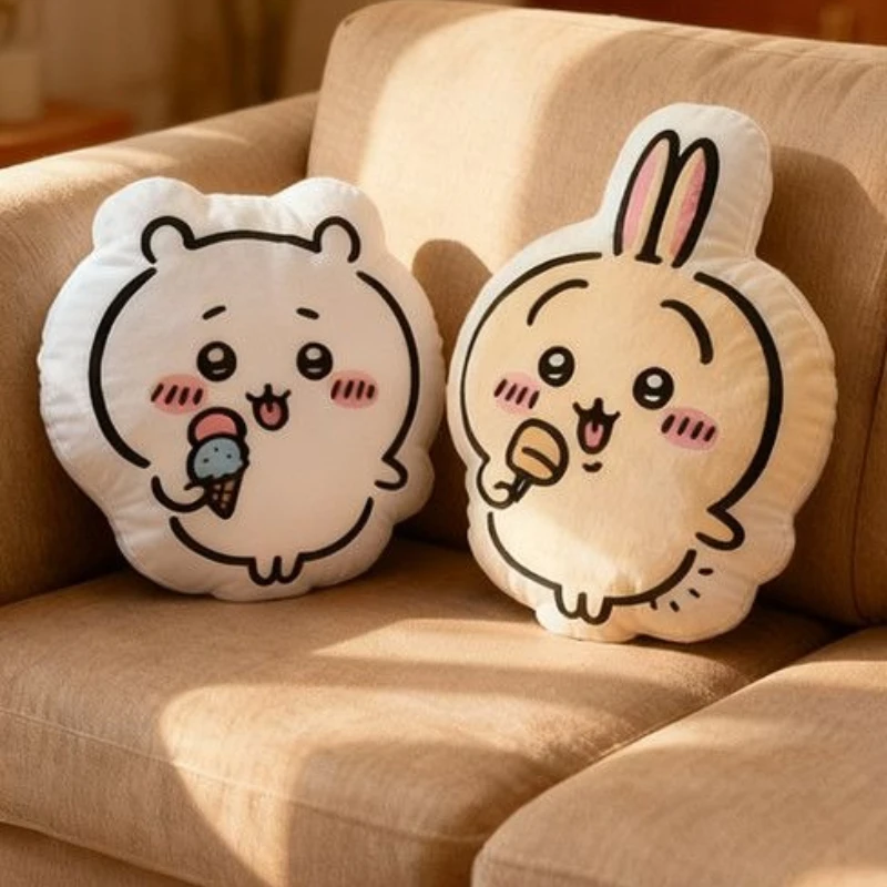 Anime Cartoon Kawaii Chiikawa Special-shaped Bolster Back Comfortable Relieve Fatigue Decompression General-purpose Holiday Gift