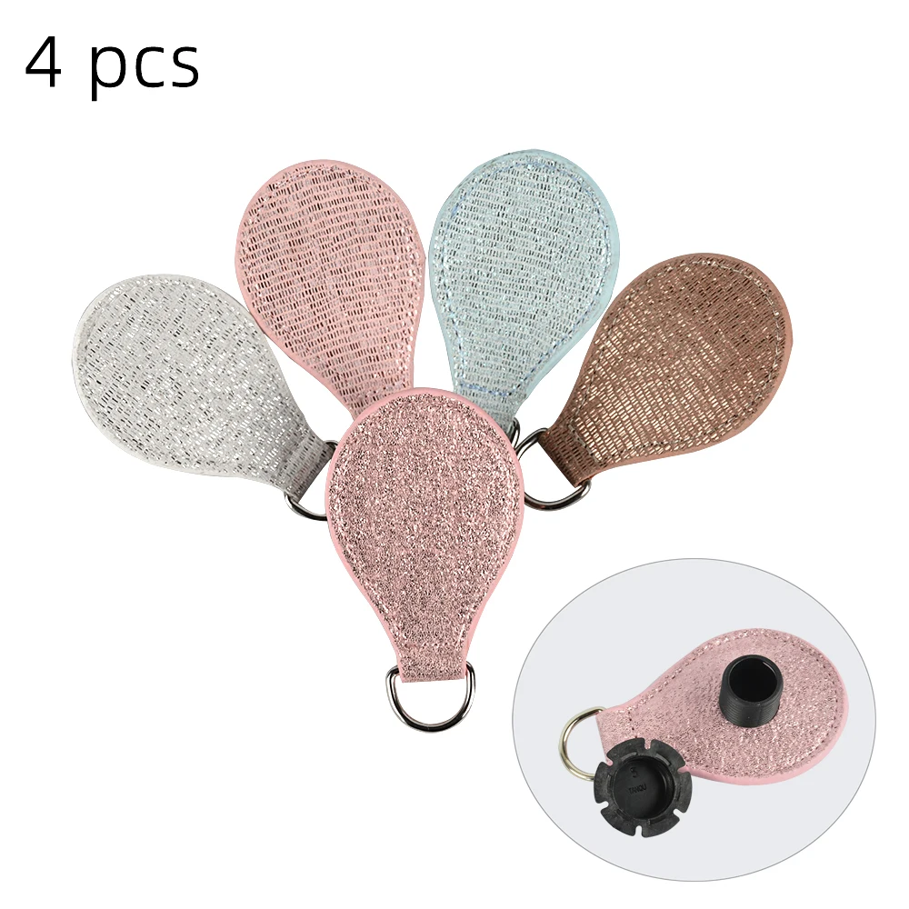 

New 4 pcs Shiny Gilding Drop shape attachments for Obag Handle Strap PU Attachment Drops End for O bag accessories