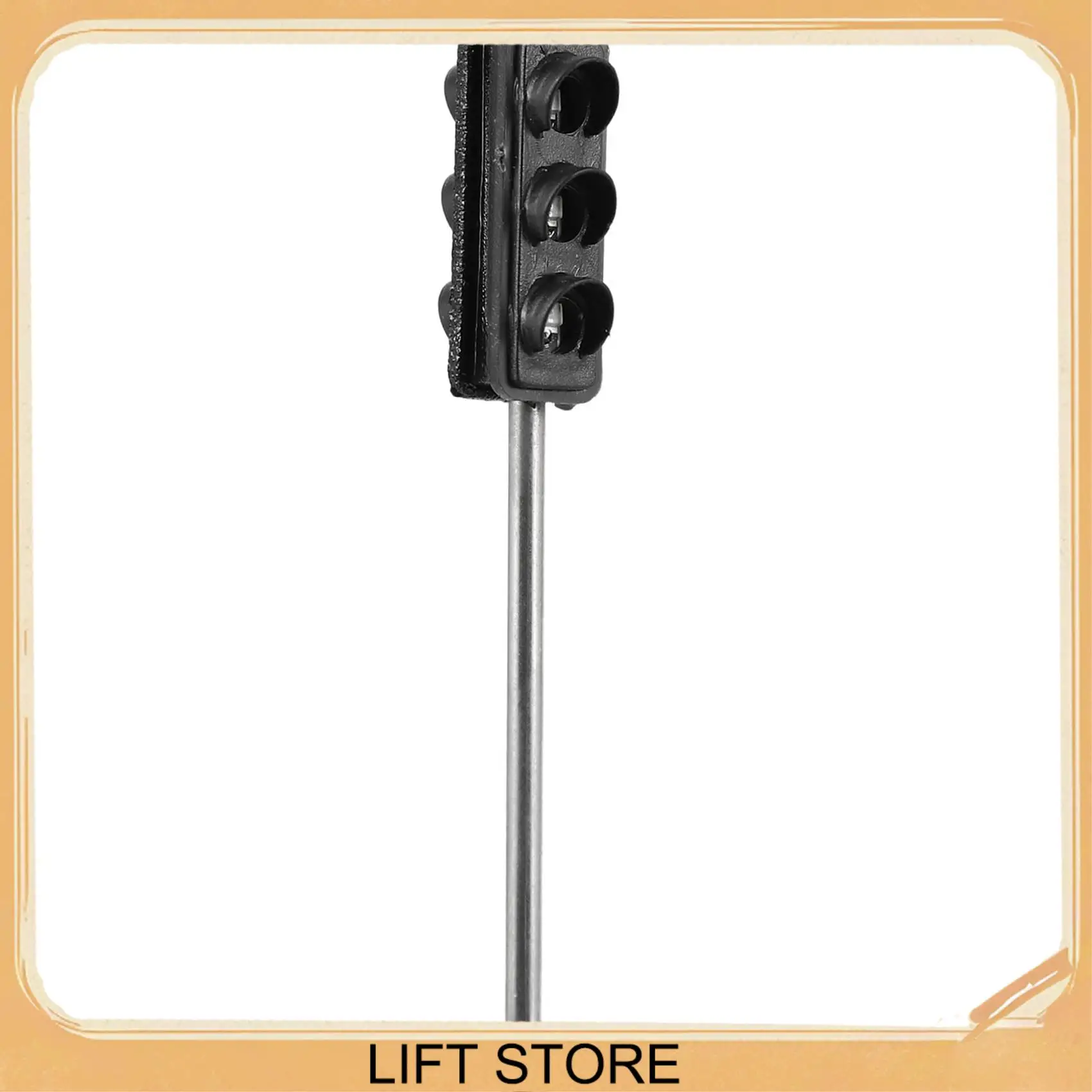 BTLIFE-2X 3 Color Traffic Light Signals Ho Oo Scale Model 6Led For Diy Sand Table Crossing Street Construction Railway Two Side