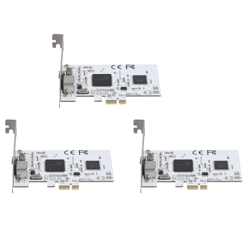 

Новинка 2023 года-3X PCIE Плата расширения PCIE для AV-наблюдения HD 640X480 Карта видеозахвата Карта захвата изображения