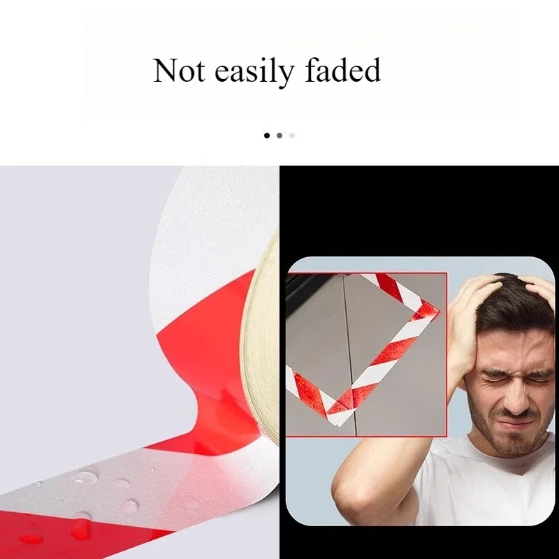 Outdoor Notfall Sicherheit Traktion Band Sicherheit Schutz Rot Weiß Barrikade Band Gefahren Warnband Reflektierende Sicherheit Band