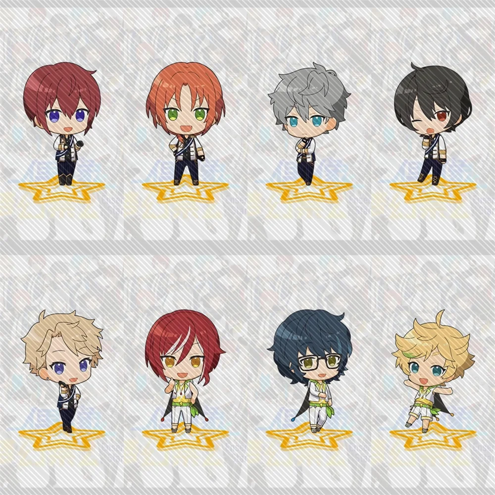 

game Ensemble Stars!! 10CM Acrylic Stand Model Desk Decor Cosplay Characters Ornament Accessories Good Christmas Gifts