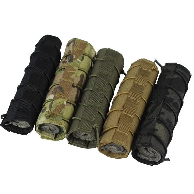 

Outdoor 1000D Tactical Airsoft Suppressor Cover Airsoft Silencer Protector Cover Hunting Shooting AccessoriBaffler Protect Cover