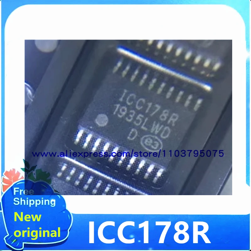 10 PÇS/LOTE ICC178R ICC178 TSSOP20 100% vendas no local novas e genuínas