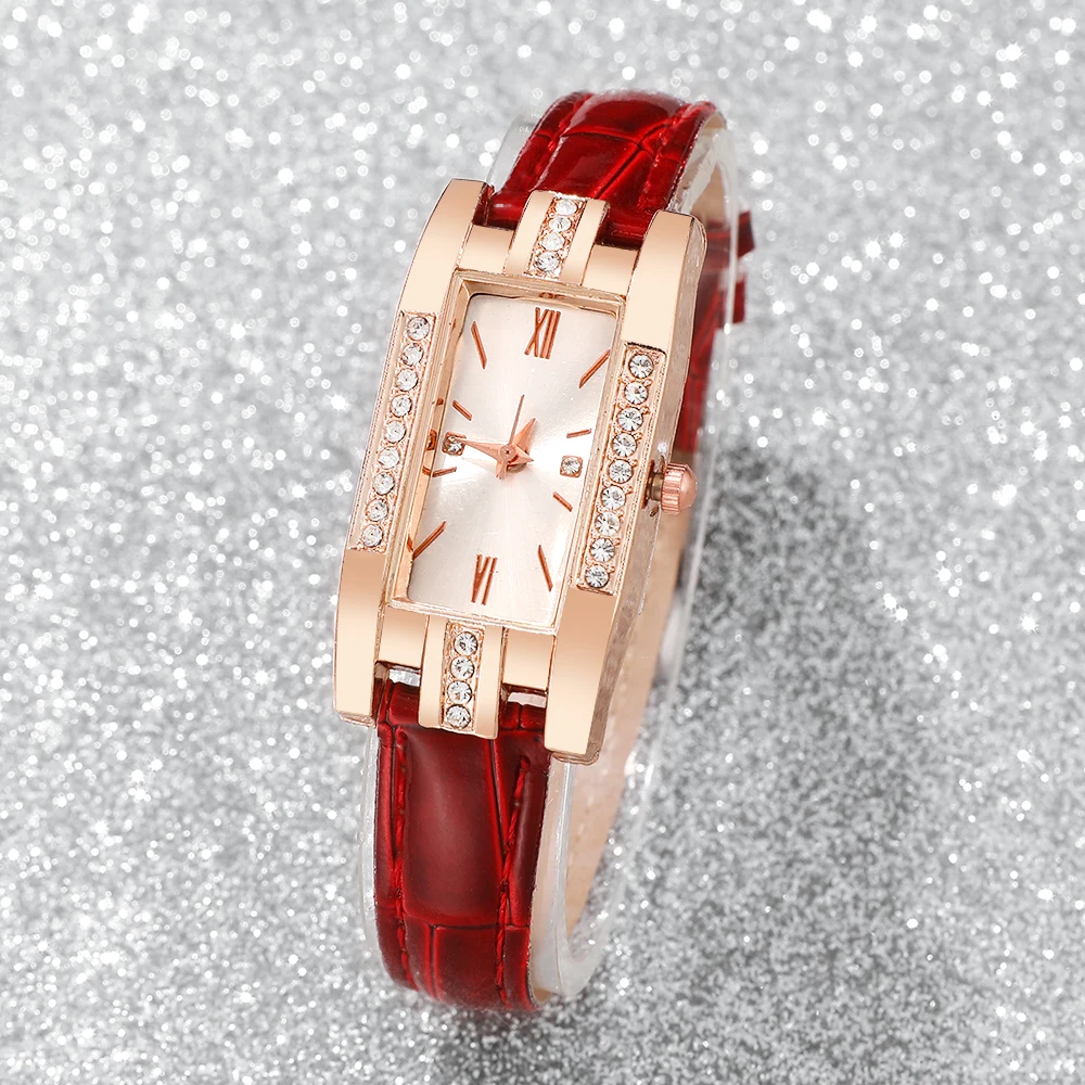 3pc New Women's Quartz Watch - Gift and Exquisite Combination - Suitable for All Holiday Occasions