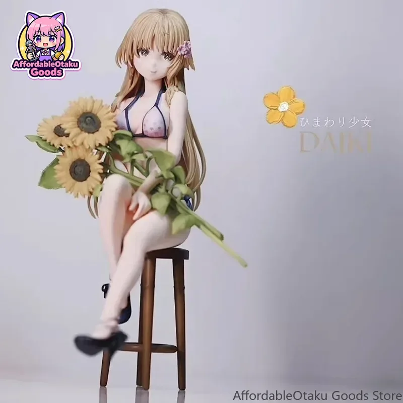 Kurumi Momose Sunflower Girl Figure – Bishoujo Pink Hair Anime Statue 1/7, PVC Desktop Display Collectible for Fans - view 5