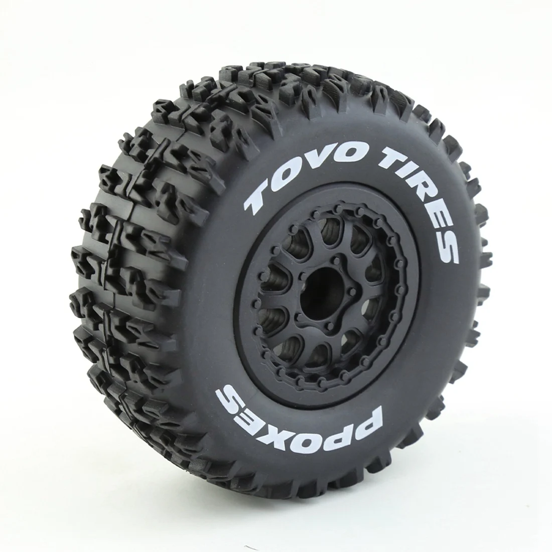 ABJL-4 Stuks 112Mm 1/10 Korte Baan Vrachtwagen Banden Wiel Met 12Mm Hex Voor Traxxas Slash Arrma SENTON VKAR 10SC HPI RC Auto