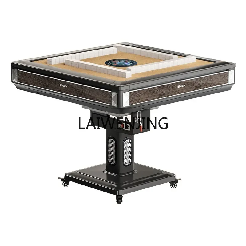 

HLZ bass mahjong machine household automatic dining table dual-purpose heating folding electric mahjong table