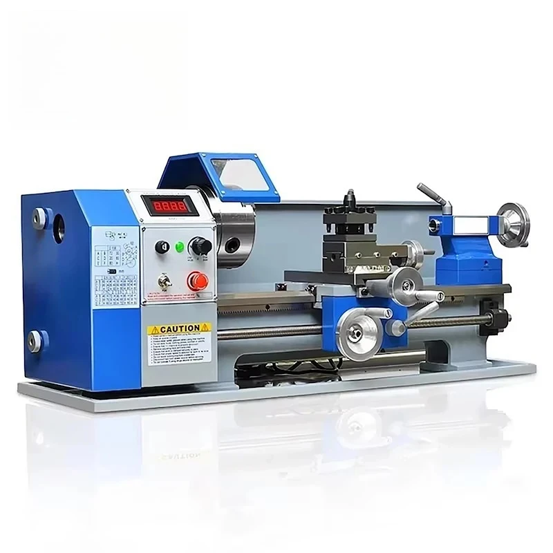 customized Metal Lathe Machine 7"x14" 550W 180x350mm Variable Speed with 3 Jaw Chuck for Metalworking Turning Drilling Threading