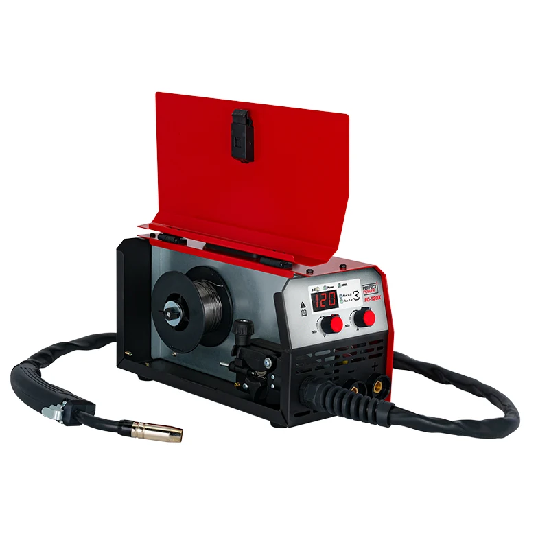 FC-120X Flux Cored Wire Mig Welders Multifunctional 3 In 1 Multi Welder Mig Tig Mma Welders Aluminium Welding Machine