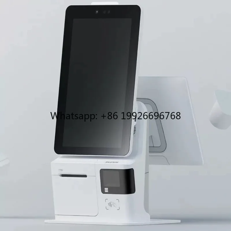 Payment Kiosk Touch Screen Self Ordering Floor Standing POS Machine with SDK Android OS Self Service