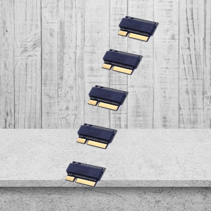 

5pc M2 NVME SSD Adapter Card Riser Converter for Macbook Pro 2012 A1425 A1398 MC975 MC976 MD212 for Macbook Air Early 2013 A1398