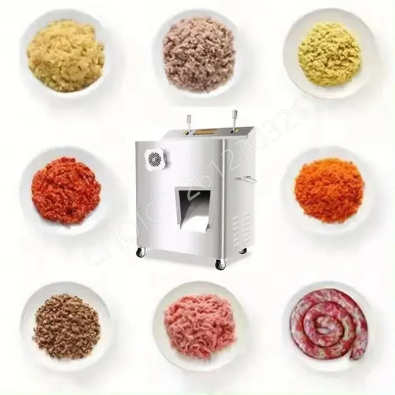 220V Electric Fresh Meat Grinder Machine Automatic Rmeat Chopper Machine Commercial Make Dumpling Filling Machine