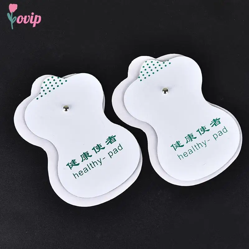 10PCS Healthy Pad Electrode Massage Pads Cable for Digital Tens Acupuncture Device Body Massager Therapy Machine