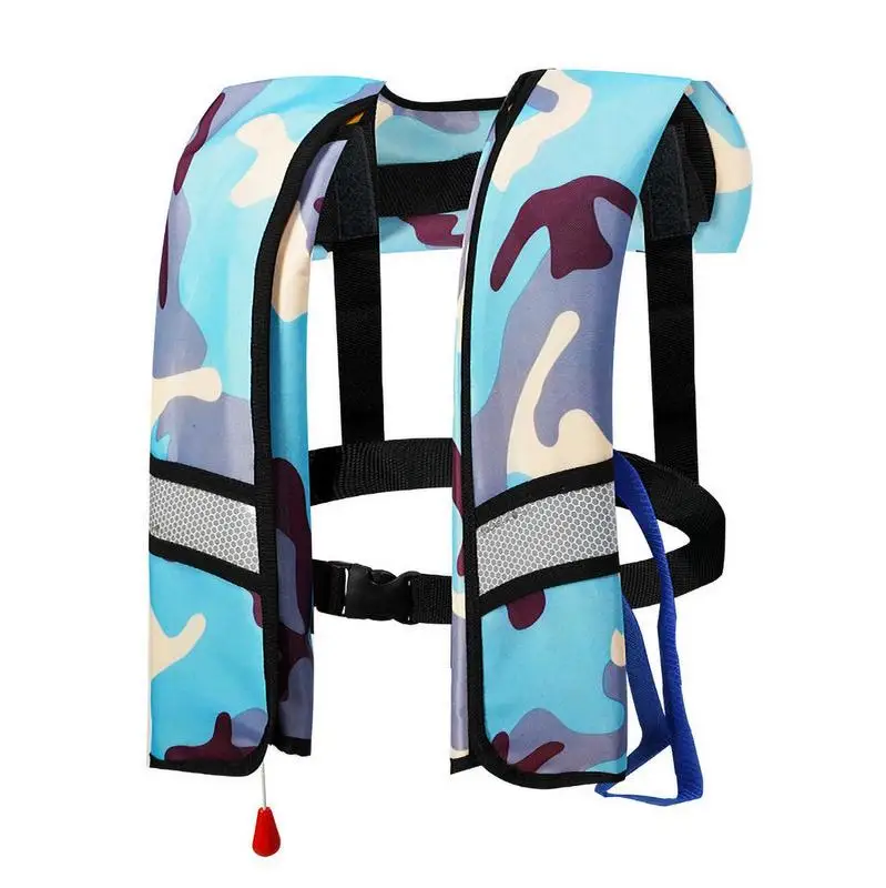 

Swimming Life-Saving Vest Adults Inflating Swim Life-Saving Vest Water Sports Enthusiasts Buoyancy Aid To Ensure Night Safety