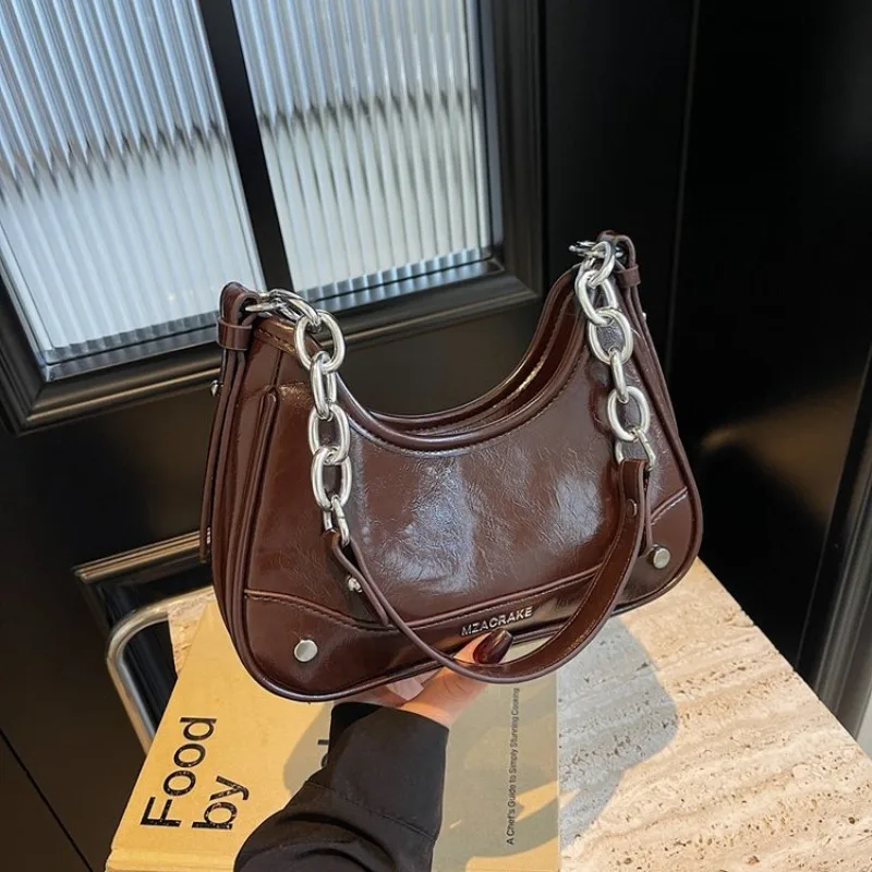 

Stylish Casual Diaper Bags For Women Simple Trendy Crossbody Bag Large Capacity Leather Fashionable Tote