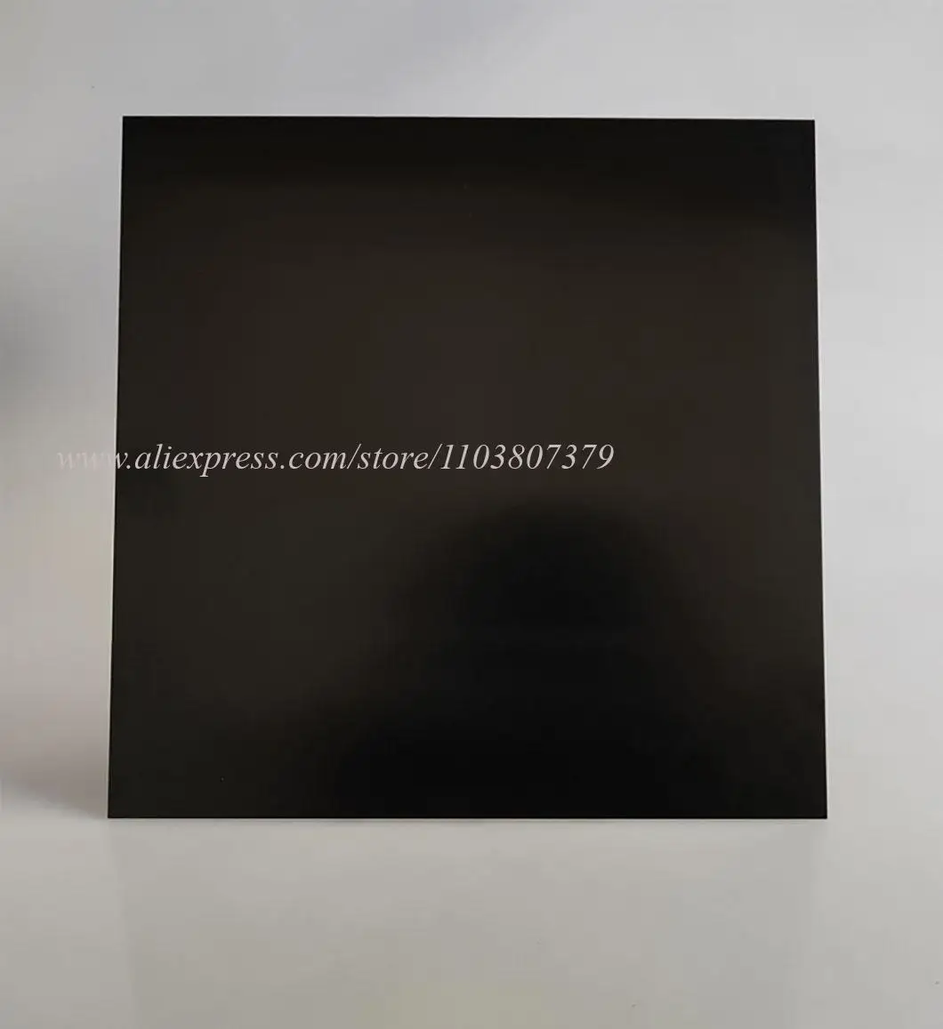 Black Anodized Aluminum Alloy Plate, Aluminum Alloy Plate 100x100mm 200x200mm 300x300mm 0.5/0.8/1.0/1.5/2.0mm