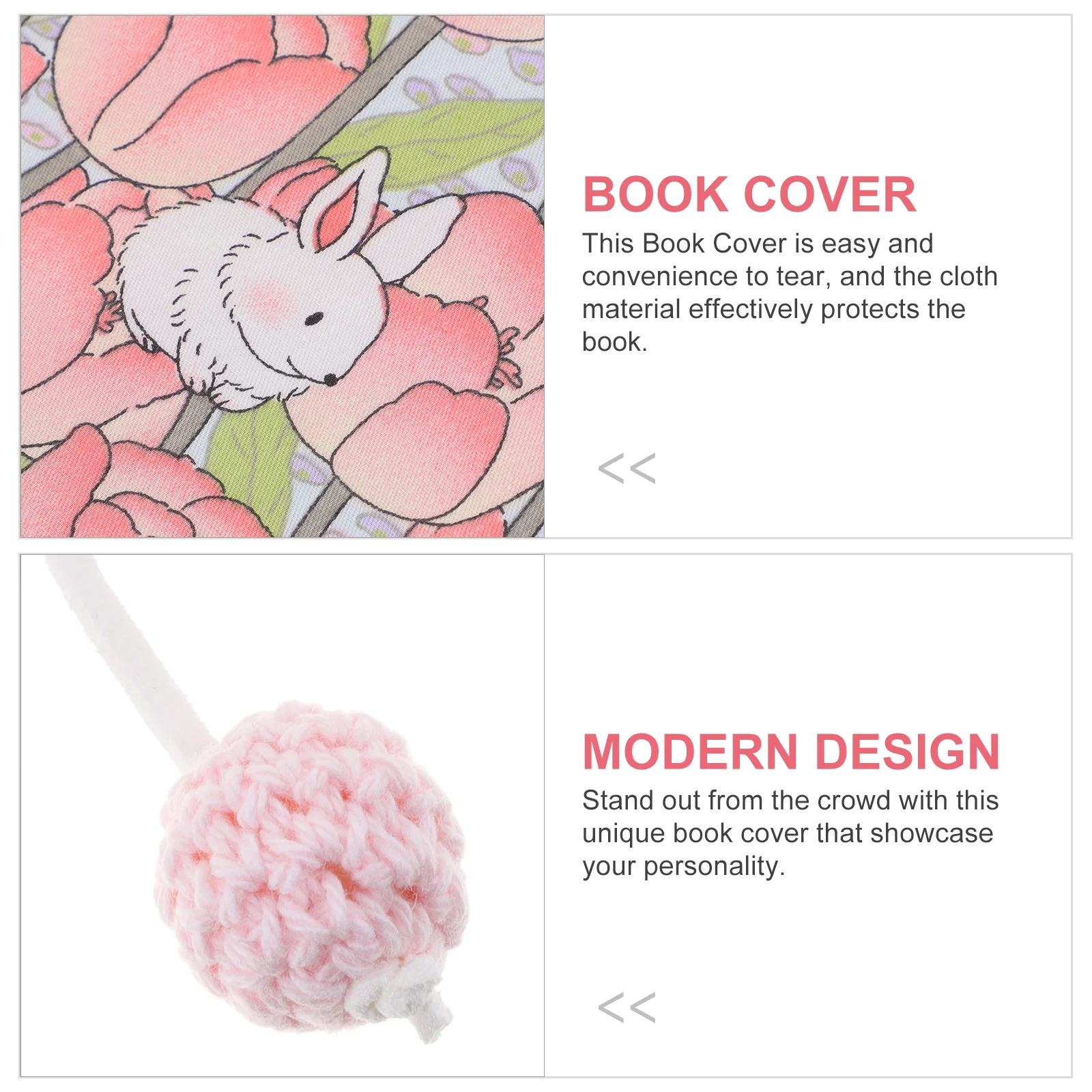 A5 Cloth Book Bible Gifts Reusable Handmade Book Sleeve Adjustable Book Protector For Notebook Hand Account Book