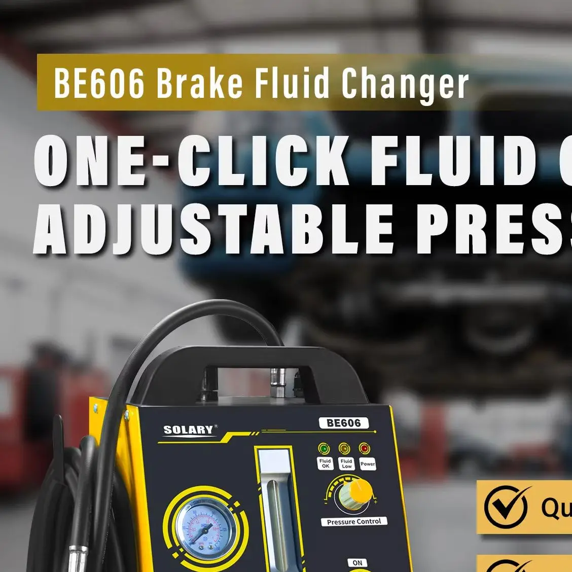 

220V/110V Automobile Brake Oil Changing Equipment Brake Fluid Changing Machine for Vehicle BE606