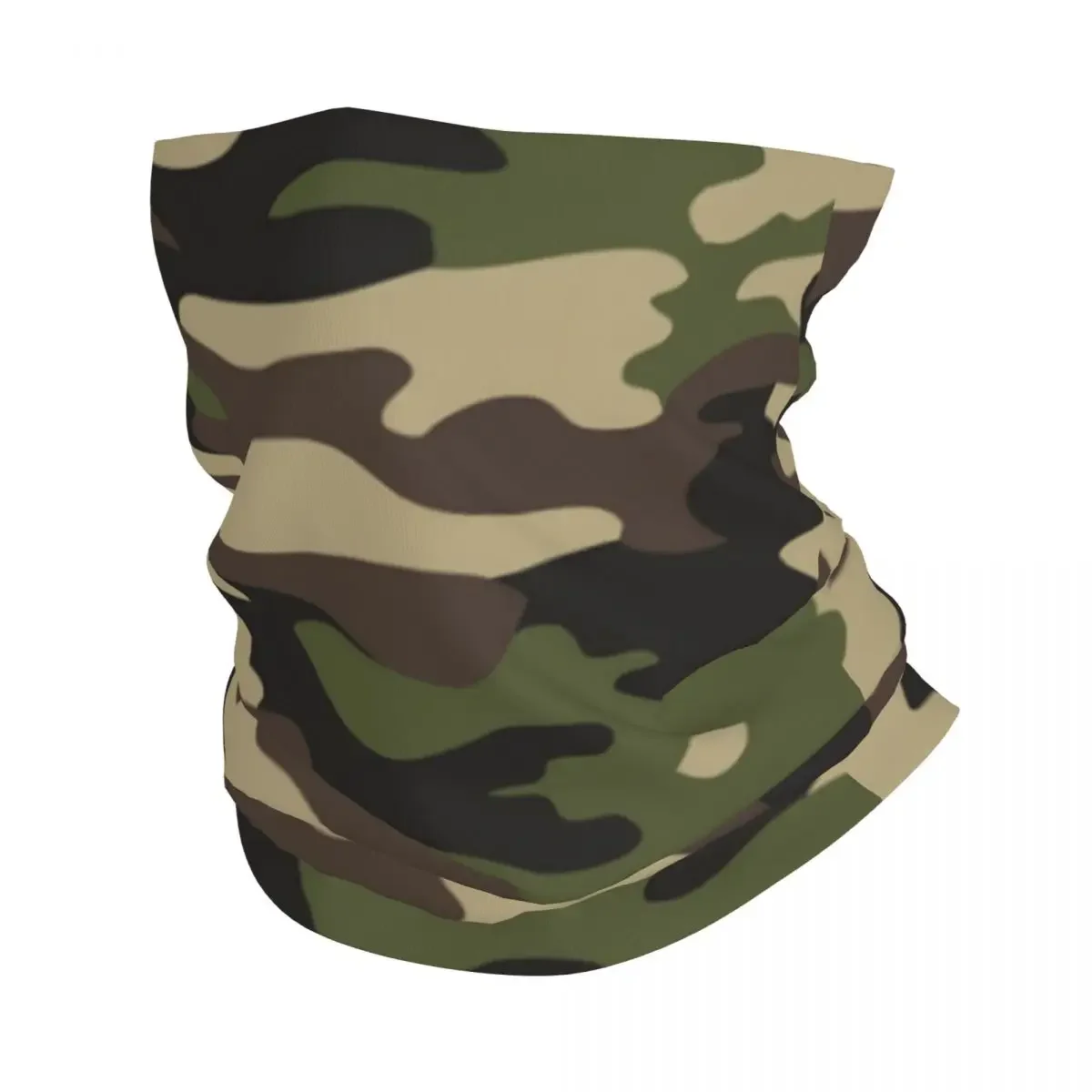 Camouflage Camo Bandana Neck Gaiter Printed Balaclavas Wrap Scarf Warm Cycling Hiking for Men Women Adult All Season