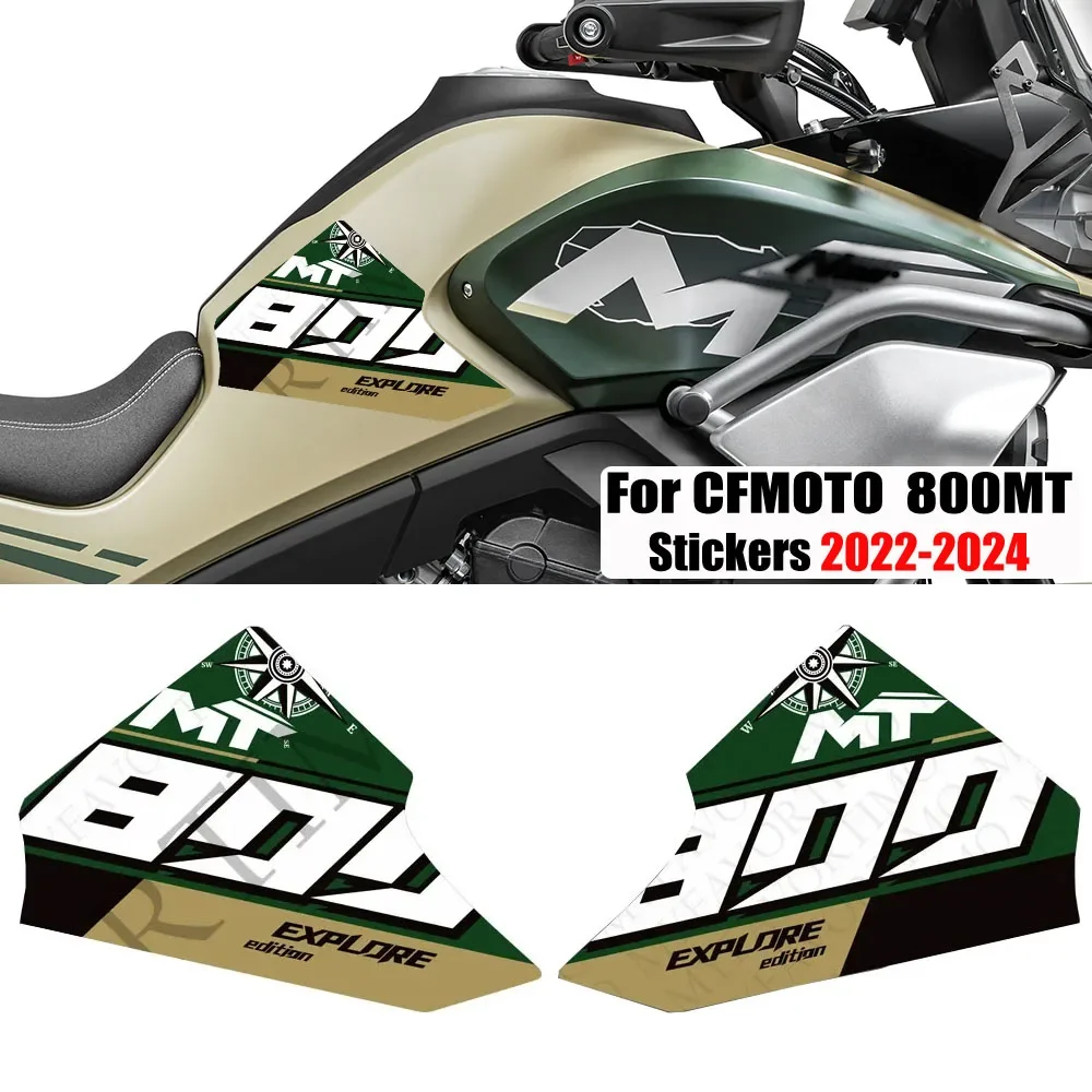 

2022 2023 2024 For CFMOTO CM MOTO 800MT 800 MT Tank Pad Knee Grips Windshield Windscreen Screen Wind Deflector Stickers Decals