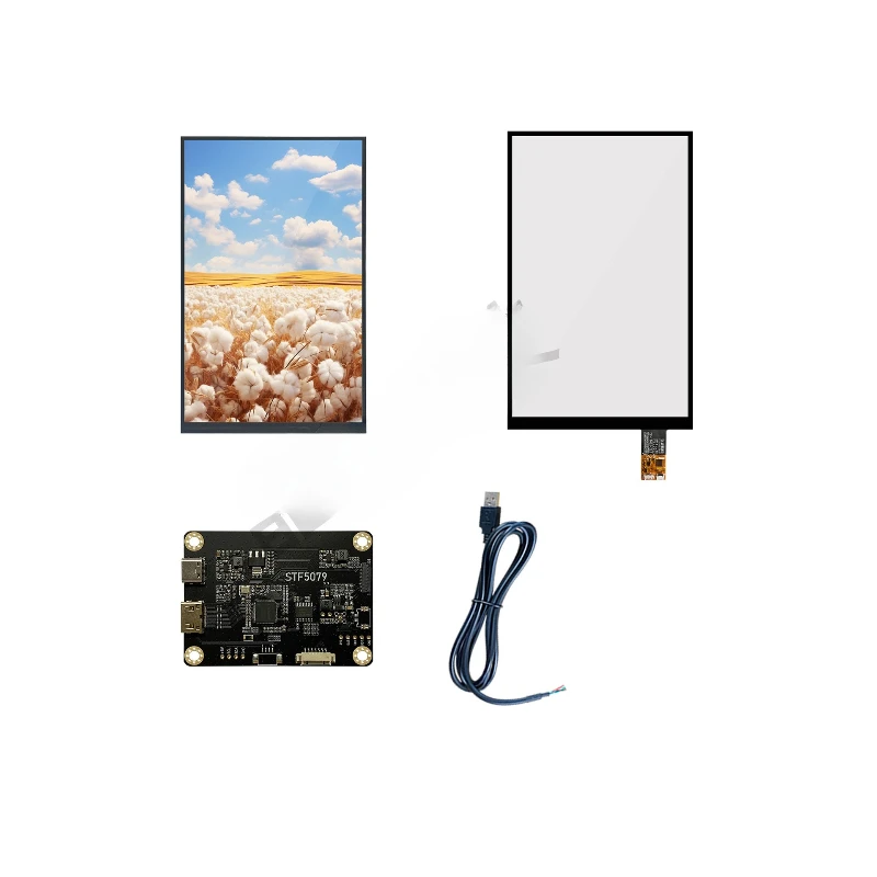 

8 inch LCD touch screen kit 800 * 1280 touch screen 500 brightness MIPI interface LCD