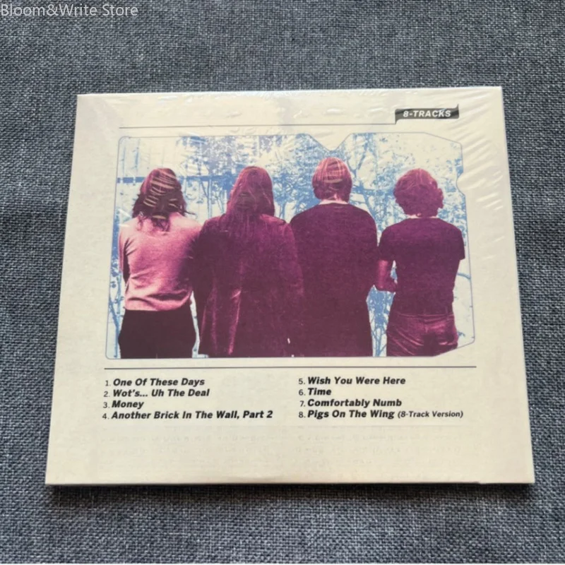Progressive Psychedelic Rock 8‑Tracks Compilation Music CD Album, Classic 70s Rock Collection Disc for Car Walkman Home Audio