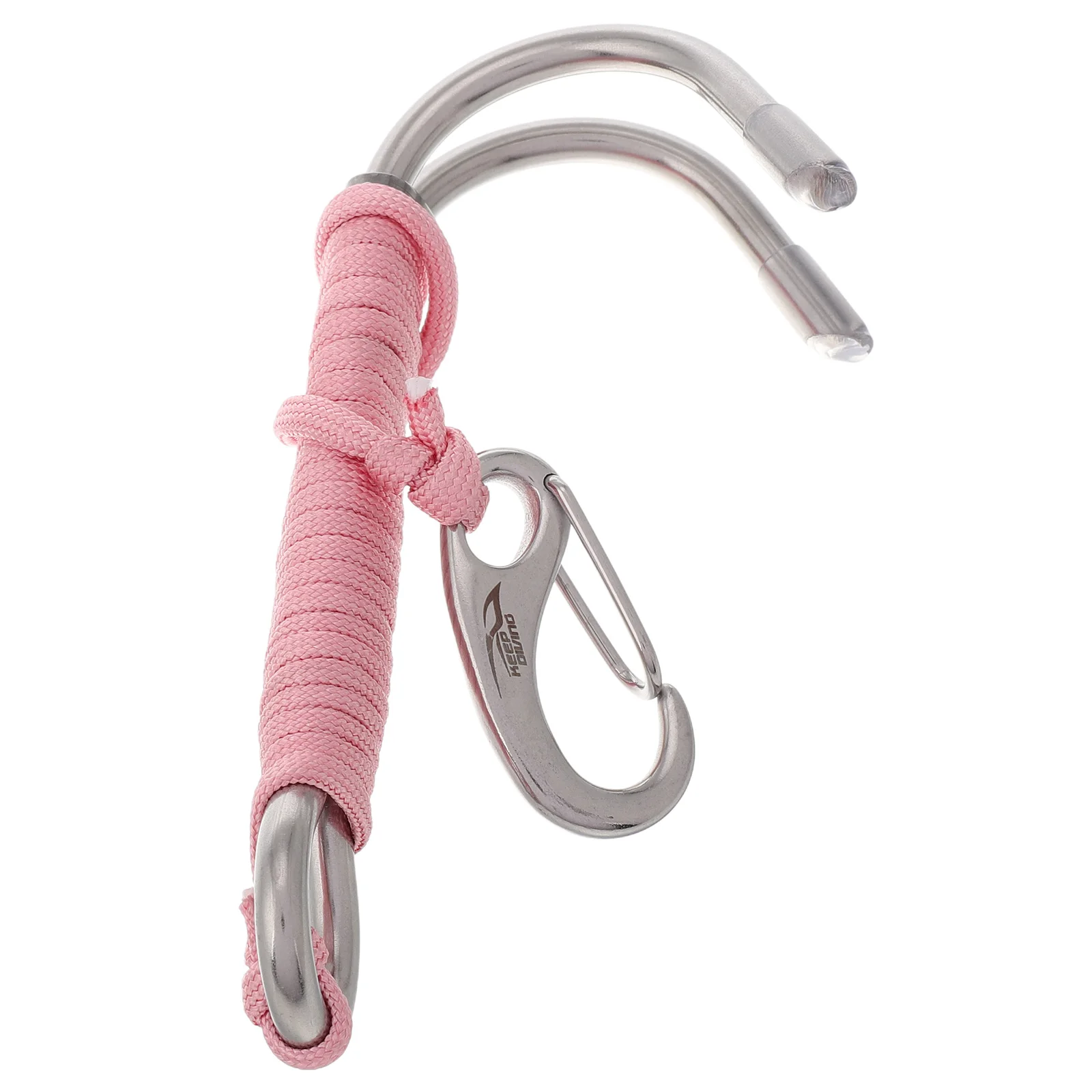 

Stainless Steel Double Reef Hooks Durable Seawater Resistant For Scuba Drift Diving Safety Lanyard Included Swimming