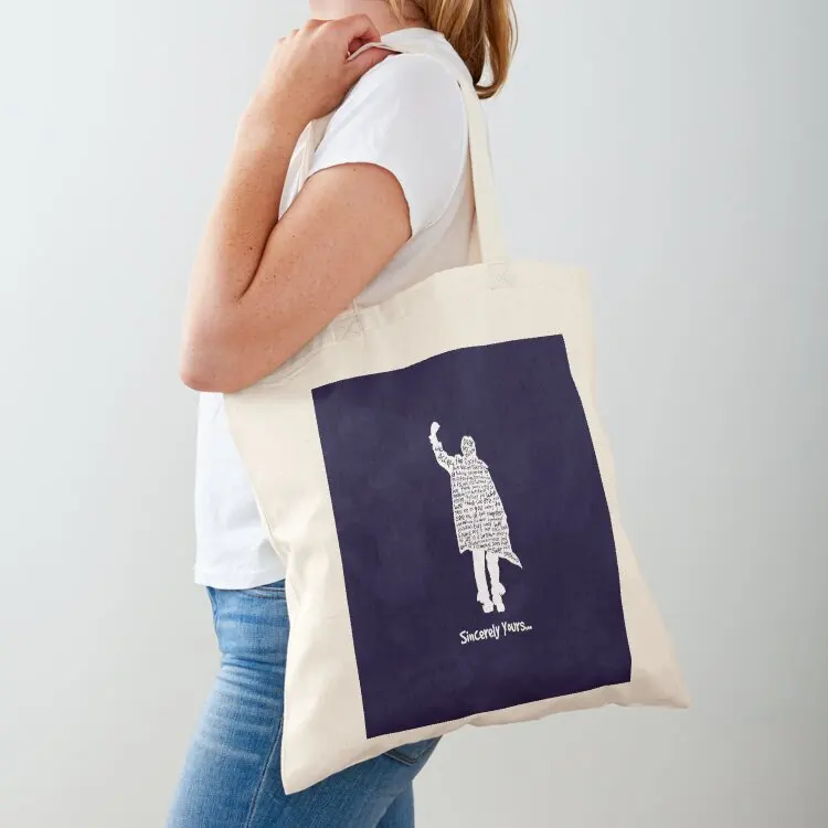The Breakfast Club - Sincerely Yours - White Tote Bag Shopper bag Women's shopping bag large size bags Reusable bags