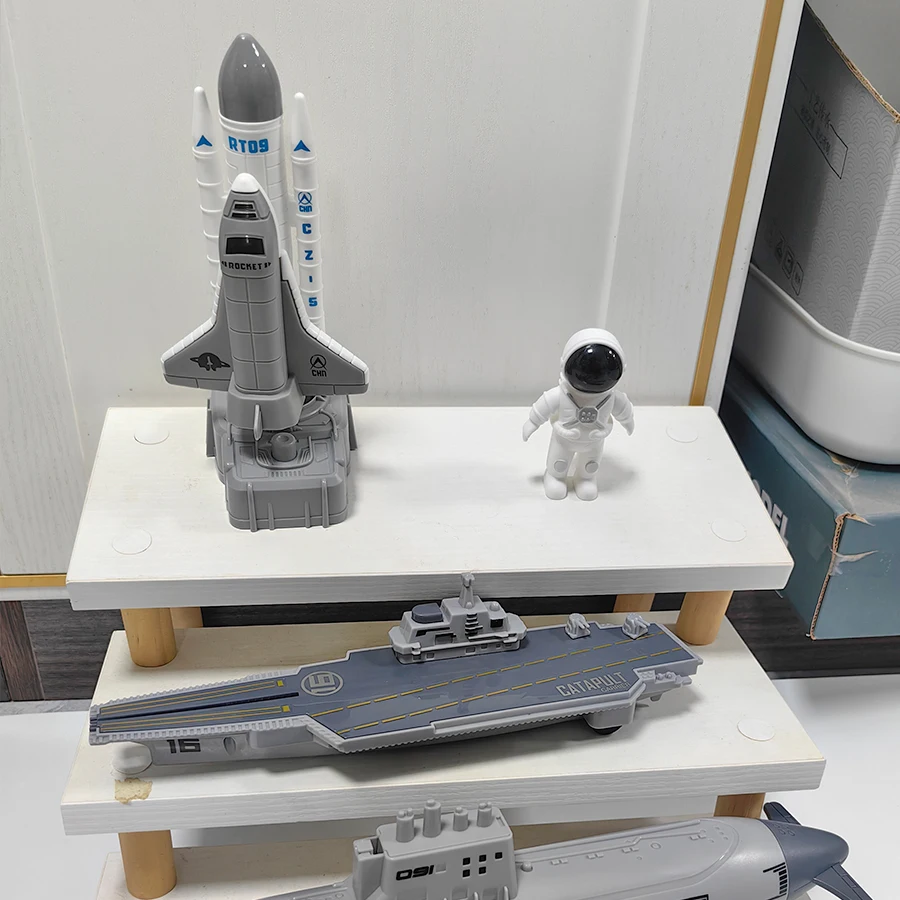 حاملة الطائرات، الطراد، نموذج الغواصة النووية، نموذج مركبة فضائية لرواد الفضاء للأطفال، نموذج لوحة إطلاق صاروخ الفضاء #5