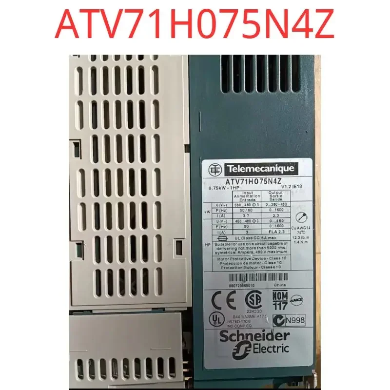 Second-hand test OK Inverter ATV71H075N4Z 0.75KW 380V