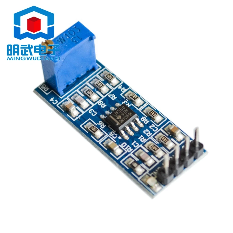 LM358 100 Times Gain Signal Amplifier Module Operational Amplifier Module