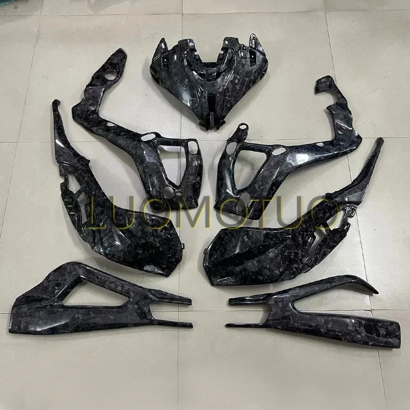 100% Forged Front Nose Center Air Intake Ram Fuel Tank Side Panel Frame Swingarm Cover Protector Kit For BMW S1000RR 2019-2023