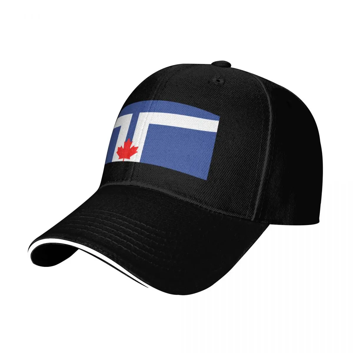 Flag of Toronto, Canada Baseball Cap Contrast Two Tone Brim Snapback Flat Bill Strapback Dad Hat