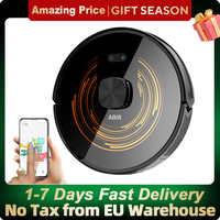 Robot Vacuum Cleaner ABIR X9,Laser Lidar,6500pa Suction,UV Cleaning, Multi-Floor Map,APP Restricted Area,Smart Home Wet Dry Mop