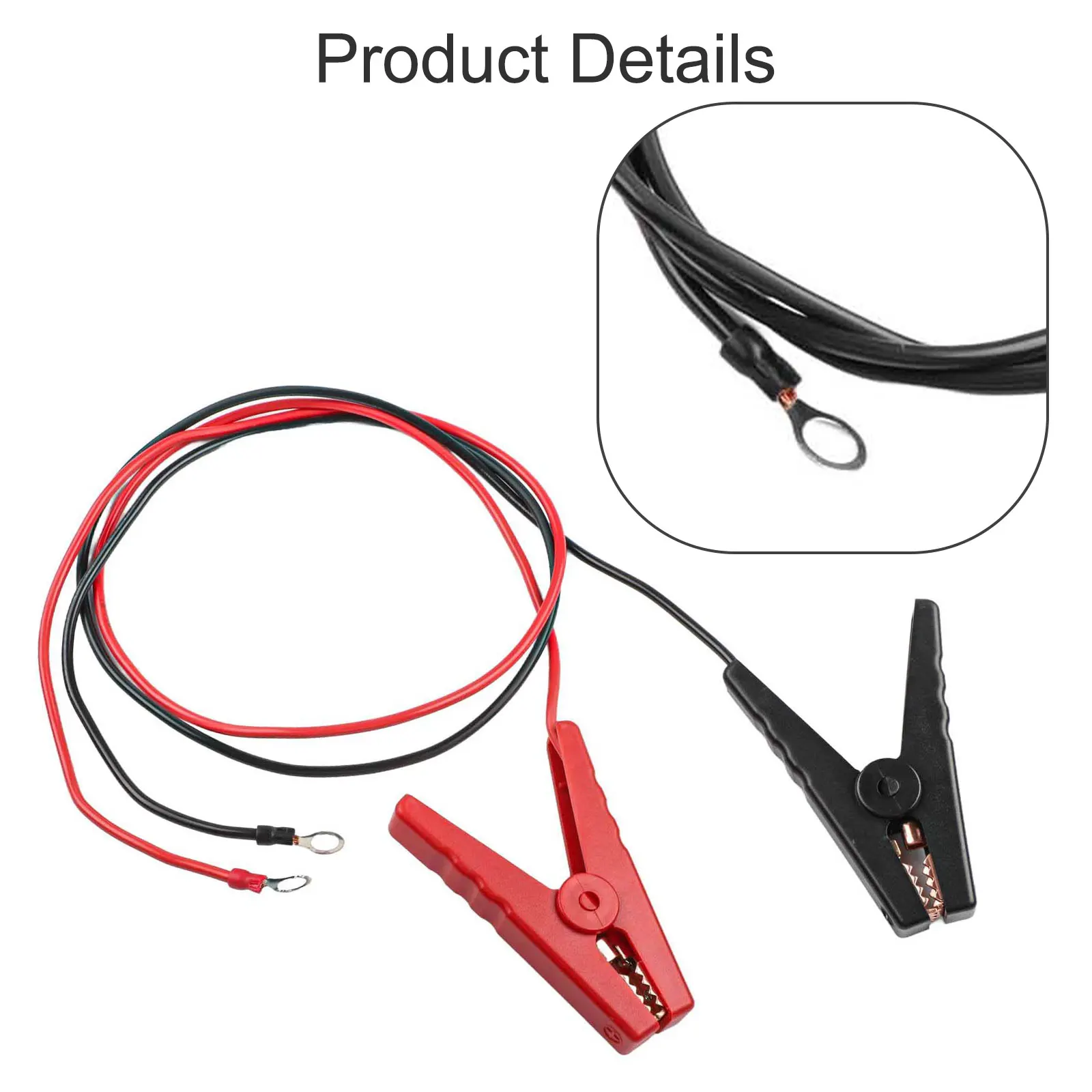 Crocodile Clip Electric Fence Wire Animal Deterrent 3ft Length Copper Clip Easy Installation For Garden Use 3ft 90cm
