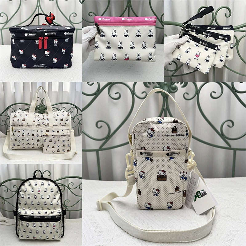 

Hello Kitty Schoolbag Black Large Capacity Shoulder Bag Single Shoulder Crossbody Bag Loose Change Coin Storage Wallet