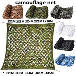 Camouflage Nets White Blue Beige Desert for Hunting Hiding Mesh Outdoor Awning Garden Shading Gazebo